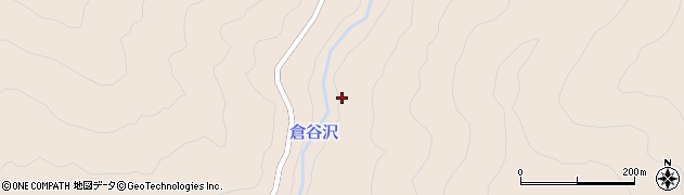 倉谷沢周辺の地図