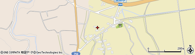 福島県会津若松市河東町八田（竹蕨庚）周辺の地図
