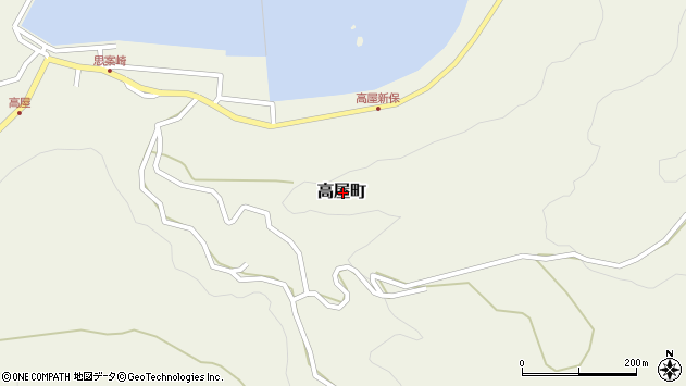 〒927-1301 石川県珠洲市高屋町の地図