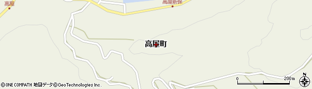 石川県珠洲市高屋町周辺の地図