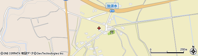 福島県会津若松市河東町八田清水崎周辺の地図