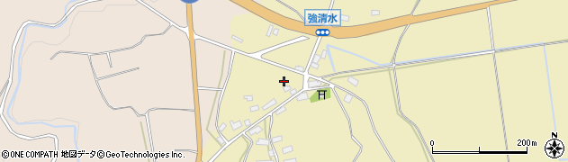 福島県会津若松市河東町八田（清水崎）周辺の地図