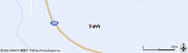 福島県葛尾村（双葉郡）葛尾（下ノ内）周辺の地図