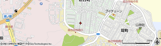 福島県会津若松市居合町6周辺の地図
