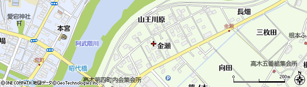 福島県本宮市高木金瀬90周辺の地図