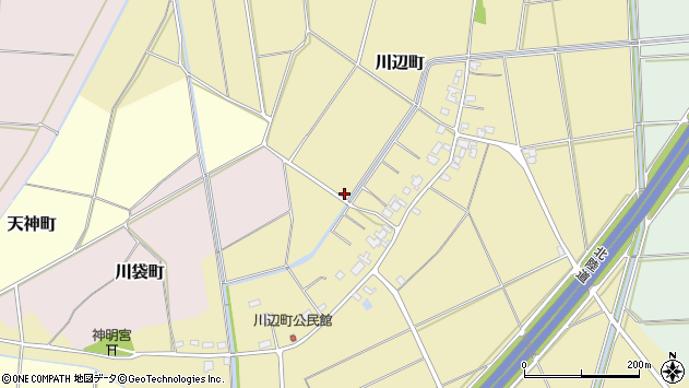 〒940-0001 新潟県長岡市川辺町の地図