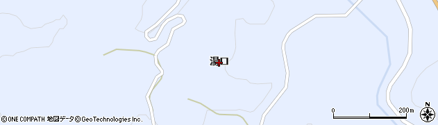 福島県葛尾村（双葉郡）葛尾（湯口）周辺の地図
