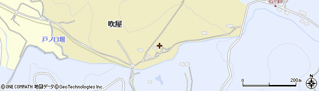福島県会津若松市一箕町大字鶴賀（吹屋乙）周辺の地図