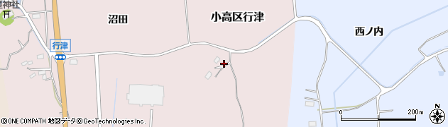 福島県南相馬市小高区行津鳥木迫周辺の地図