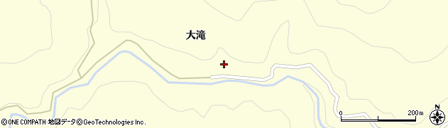福島県西会津町（耶麻郡）下谷（大滝乙）周辺の地図