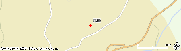 福島県二本松市杉沢（馬船）周辺の地図