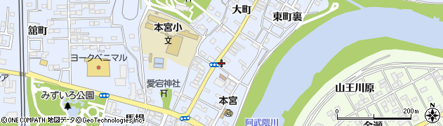 株式会社カネサ藤原屋　本宮営業所周辺の地図