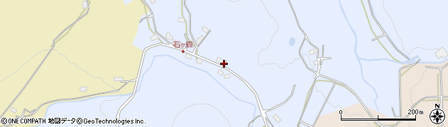 福島県会津若松市一箕町大字八幡石ケ森甲周辺の地図