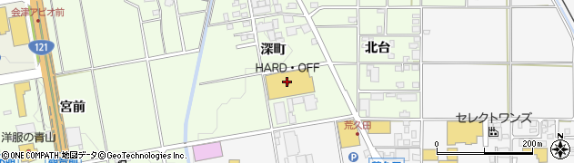 オフハウス会津若松店周辺の地図