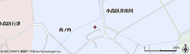 福島県南相馬市小高区下浦（西ノ内）周辺の地図