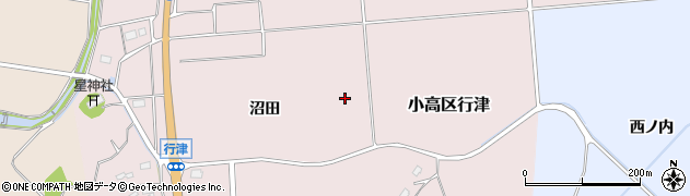 福島県南相馬市小高区行津（柳町）周辺の地図