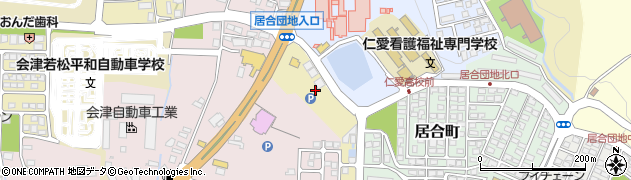 福島県会津若松市一箕町大字鶴賀（堤）周辺の地図