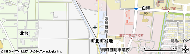 福島県会津若松市町北町大字上荒久田村北甲周辺の地図
