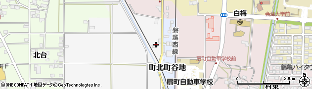 福島県会津若松市町北町大字上荒久田（村北甲）周辺の地図