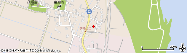新潟県長岡市李崎町168周辺の地図