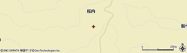 福島県田村市船引町北移（桜内）周辺の地図