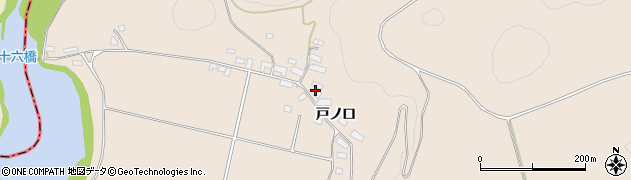 福島県猪苗代町（耶麻郡）翁沢（戸ノ口）周辺の地図