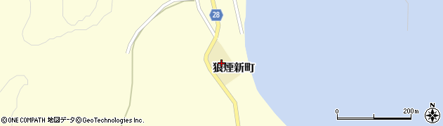 石川県珠洲市狼煙新町（イ）周辺の地図