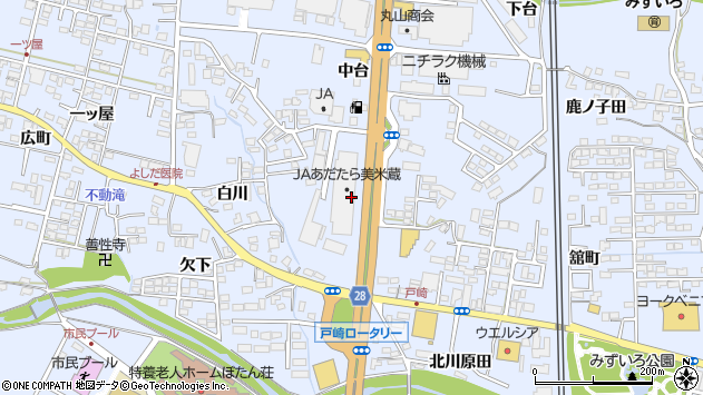 〒969-1164 福島県本宮市本宮戸崎の地図
