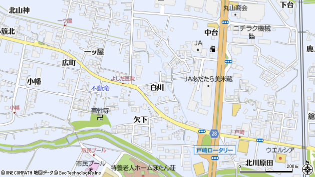〒969-1163 福島県本宮市本宮白川の地図