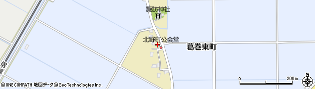 新潟県見附市北野町周辺の地図