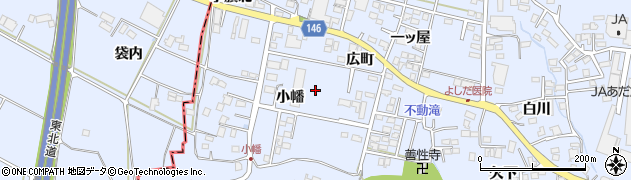 福島県本宮市本宮小幡周辺の地図