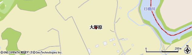 福島県会津若松市河東町八田（大野原）周辺の地図