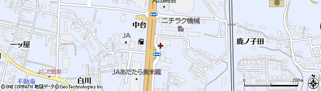 福島県本宮市本宮中台周辺の地図