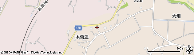 福島県南相馬市小高区上浦木曽迫385周辺の地図
