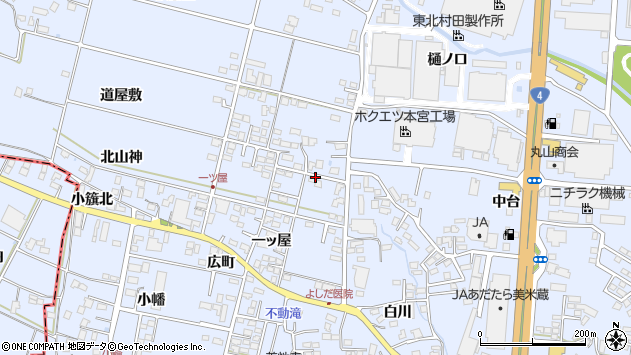 〒969-1166 福島県本宮市本宮近江内の地図