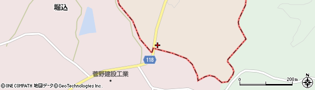 福島県二本松市成田（大黒）周辺の地図