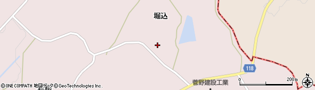 福島県本宮市長屋（堀込）周辺の地図