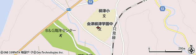 福島県柳津町（河沼郡）柳津（上村道上乙）周辺の地図
