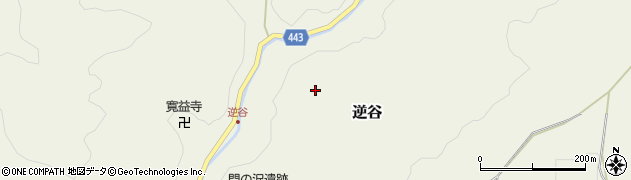 新潟県長岡市逆谷周辺の地図