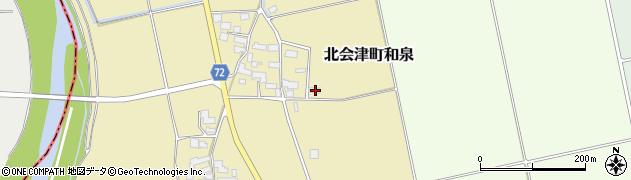 福島県会津若松市北会津町和泉467周辺の地図