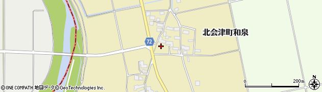 福島県会津若松市北会津町和泉474周辺の地図