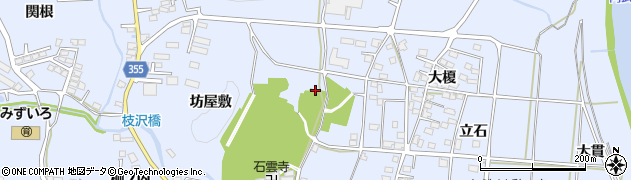 福島県本宮市本宮坊屋敷周辺の地図