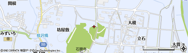 福島県本宮市本宮（坊屋敷）周辺の地図