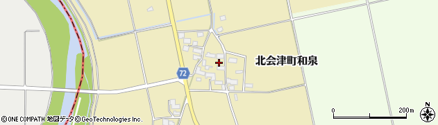 福島県会津若松市北会津町和泉479周辺の地図