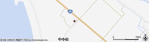 福島県猪苗代町（耶麻郡）中小松（五百刈）周辺の地図