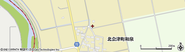 福島県会津若松市北会津町和泉484周辺の地図