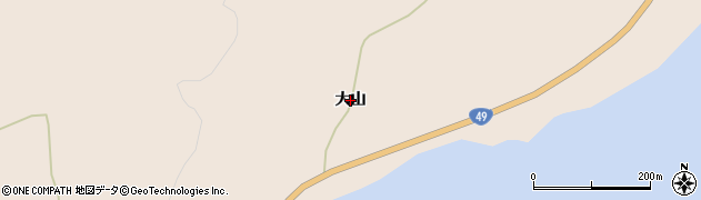 福島県猪苗代町（耶麻郡）翁沢（大山）周辺の地図