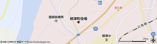 福島県柳津町（河沼郡）周辺の地図