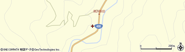 福島県西会津町（耶麻郡）下谷（中島乙）周辺の地図