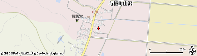 新潟県長岡市与板町山沢803周辺の地図